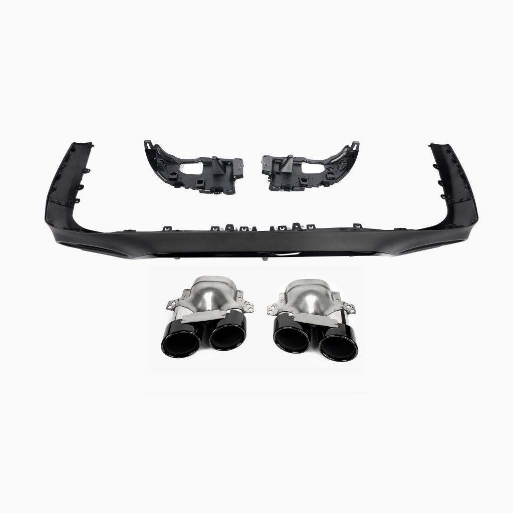 Mercedes-Benz E-Class C238 (2017–2023) E53 Coupe Rear Diffuser With Black Tips/For AMG Coupe
