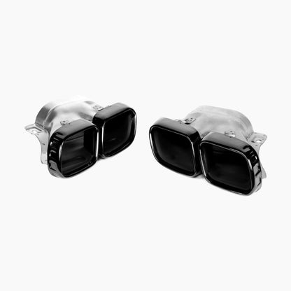 Mercedes-Benz E-Class C238 (2017–2023) E63 Coupe Rear Diffuser With Black Tips/For AMG Coupe