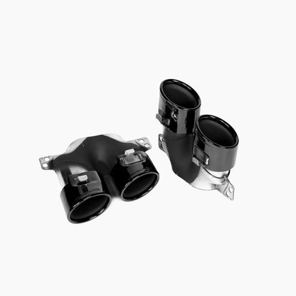 Mercedes-Benz GLC C254 (2023–present) GLC43 Coupe Diffuser With Black Pipe For AMG-Line/ Black
