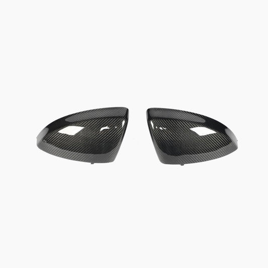 ST Style REPLACEMENT Carbon Fiber Mirror Caps For Audi TT RS MK3 8S Pre-LCI & R8 4S Pre‑LCI (2016–2019)