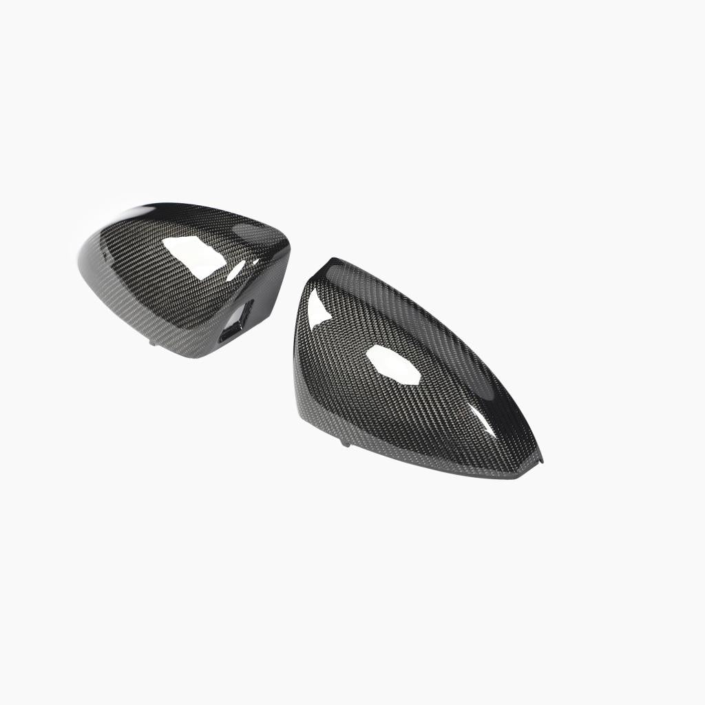 ST Style REPLACEMENT Carbon Fiber Mirror Caps For Audi TT RS MK3 8S Pre-LCI & R8 4S Pre‑LCI (2016–2019)