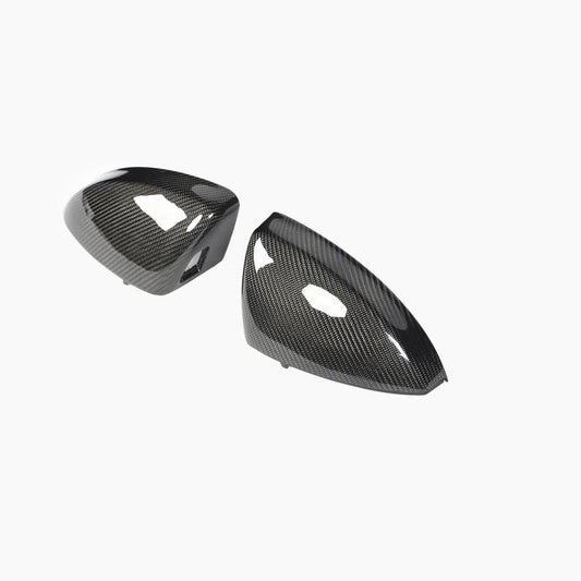 ST Style REPLACEMENT Carbon Fiber Mirror Caps For Audi TT RS MK3 8S Pre-LCI & R8 4S Pre‑LCI (2016–2019)