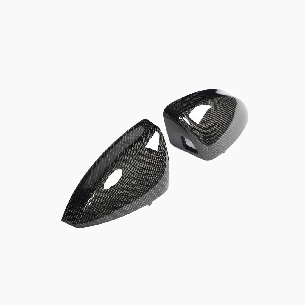 ST Style REPLACEMENT Carbon Fiber Mirror Caps For Audi TT RS MK3 8S Pre-LCI & R8 4S Pre‑LCI (2016–2019)