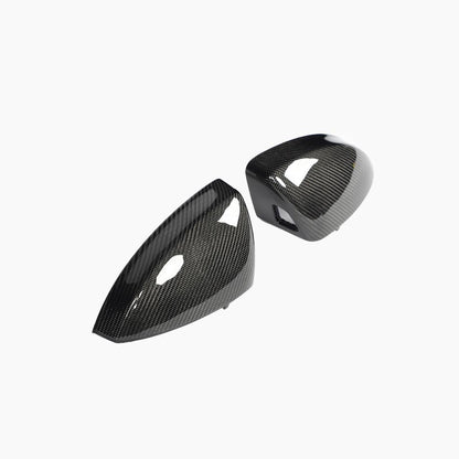 ST Style REPLACEMENT Carbon Fiber Mirror Caps For Audi TT RS MK3 8S Pre-LCI & R8 4S Pre‑LCI (2016–2019)