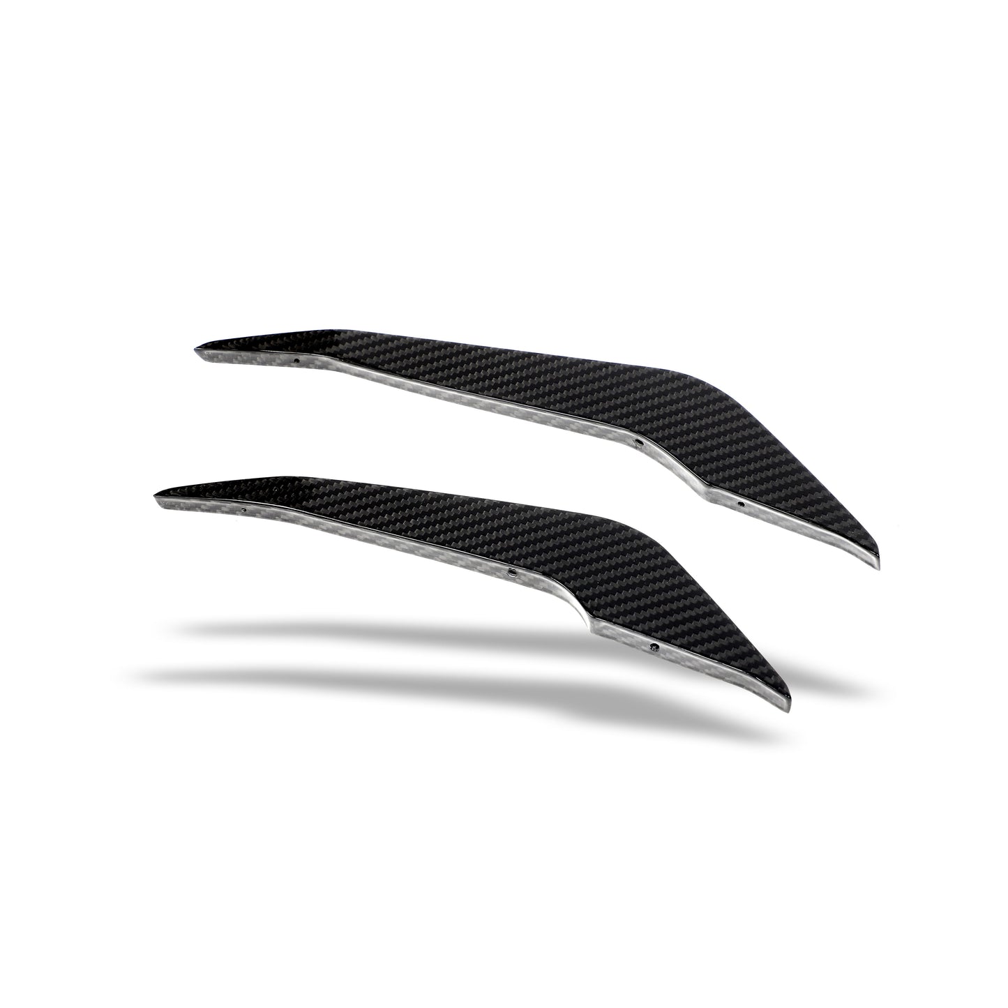 RS3 8Y carbon canards weave texture detail