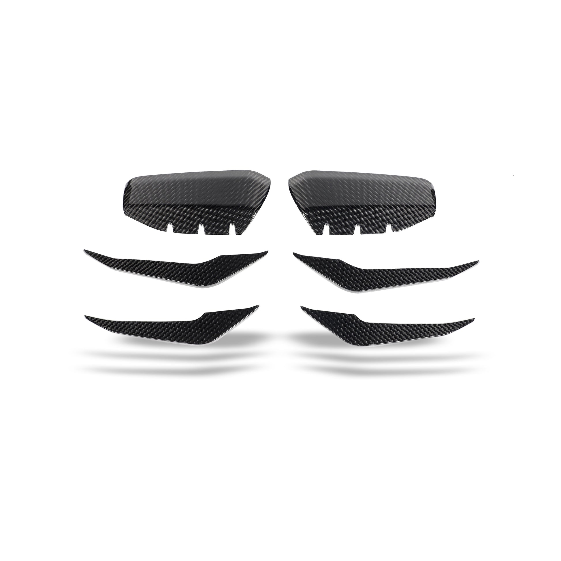 Audi RS3 8Y front canard, bumper corner mounting close-up