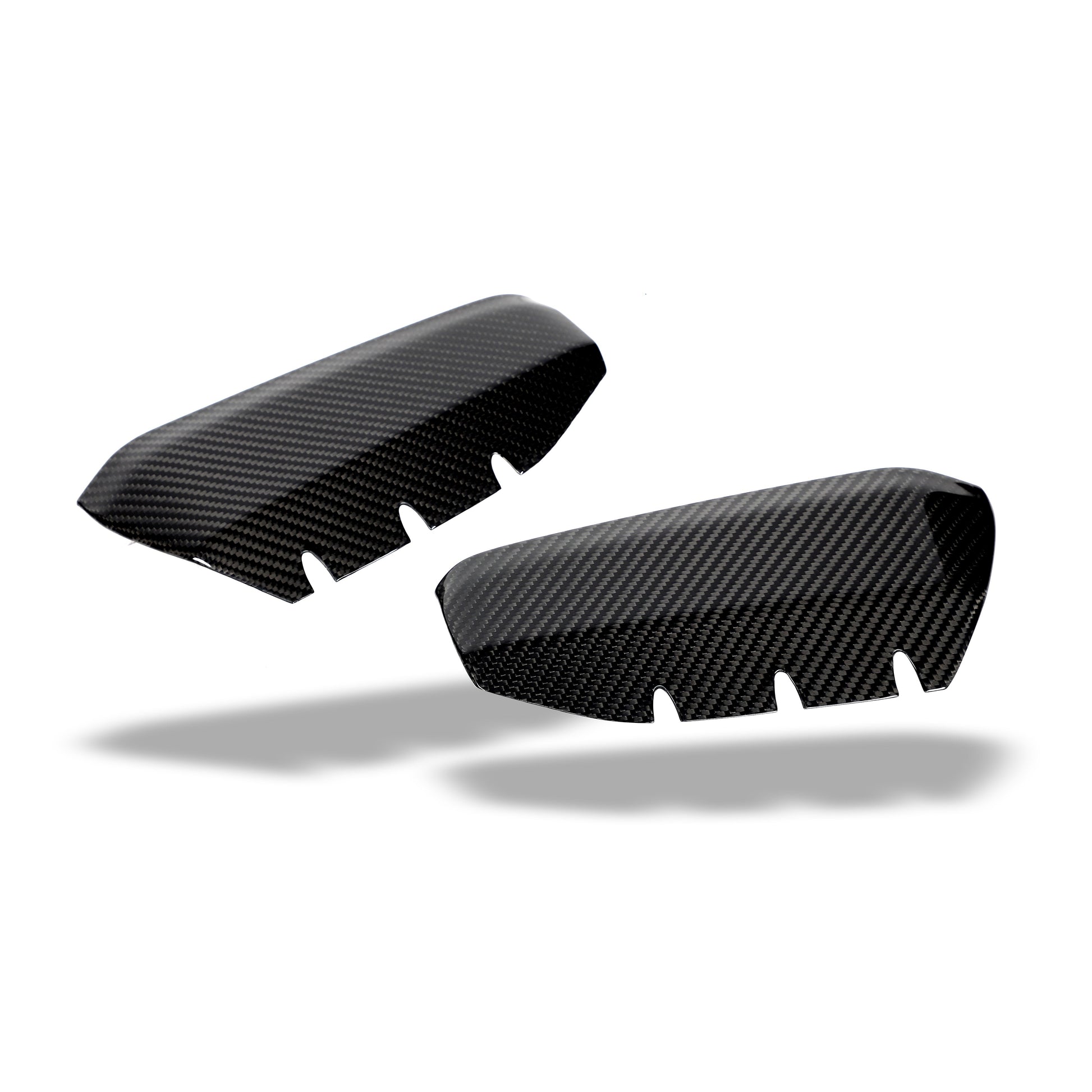 Audi RS3 8Y Sportback carbon fiber canard, installed bumper view