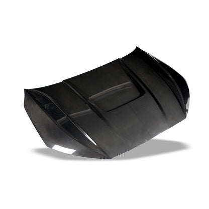 RS3 8Y carbon hood surface contour detail