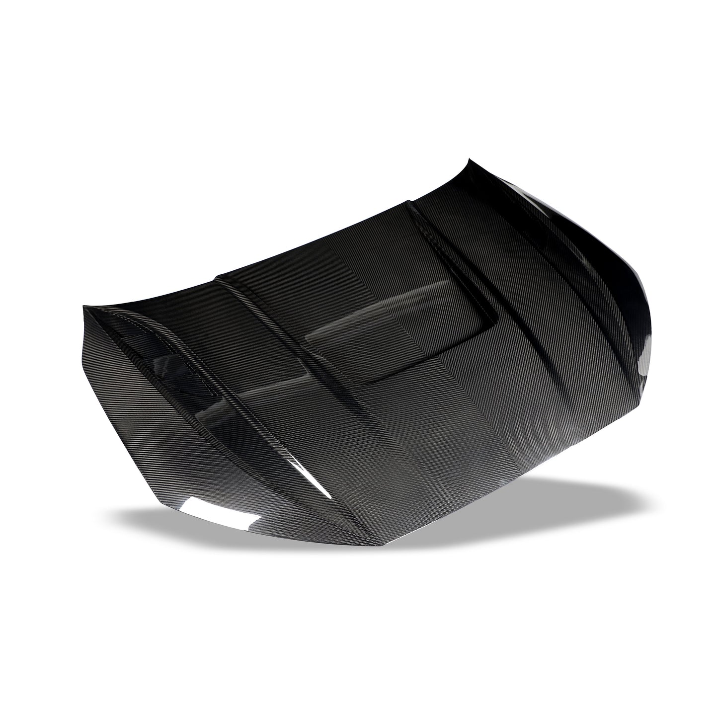 Audi RS3 8Y carbon fiber hood fitted front angle