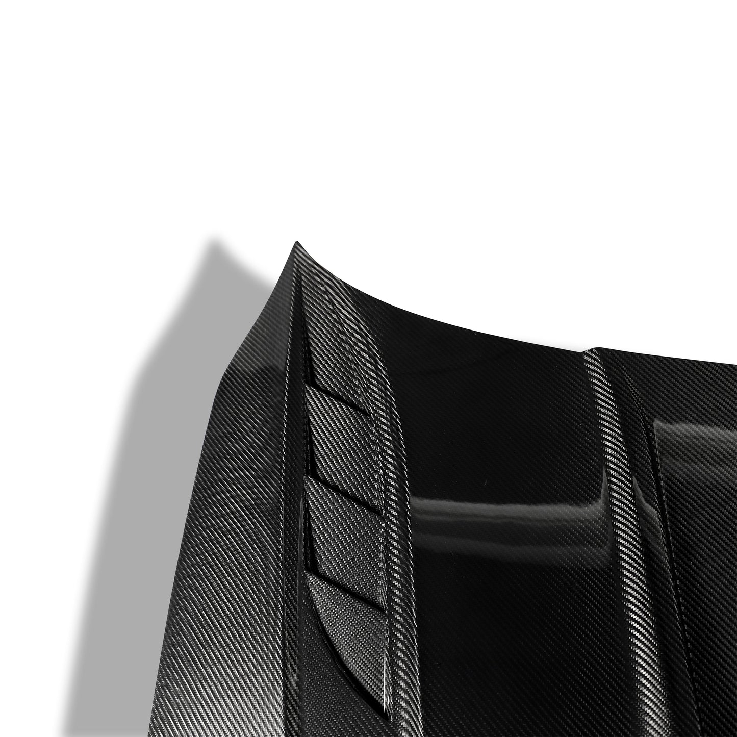Audi RS3 8Y carbon hood overhead surface view