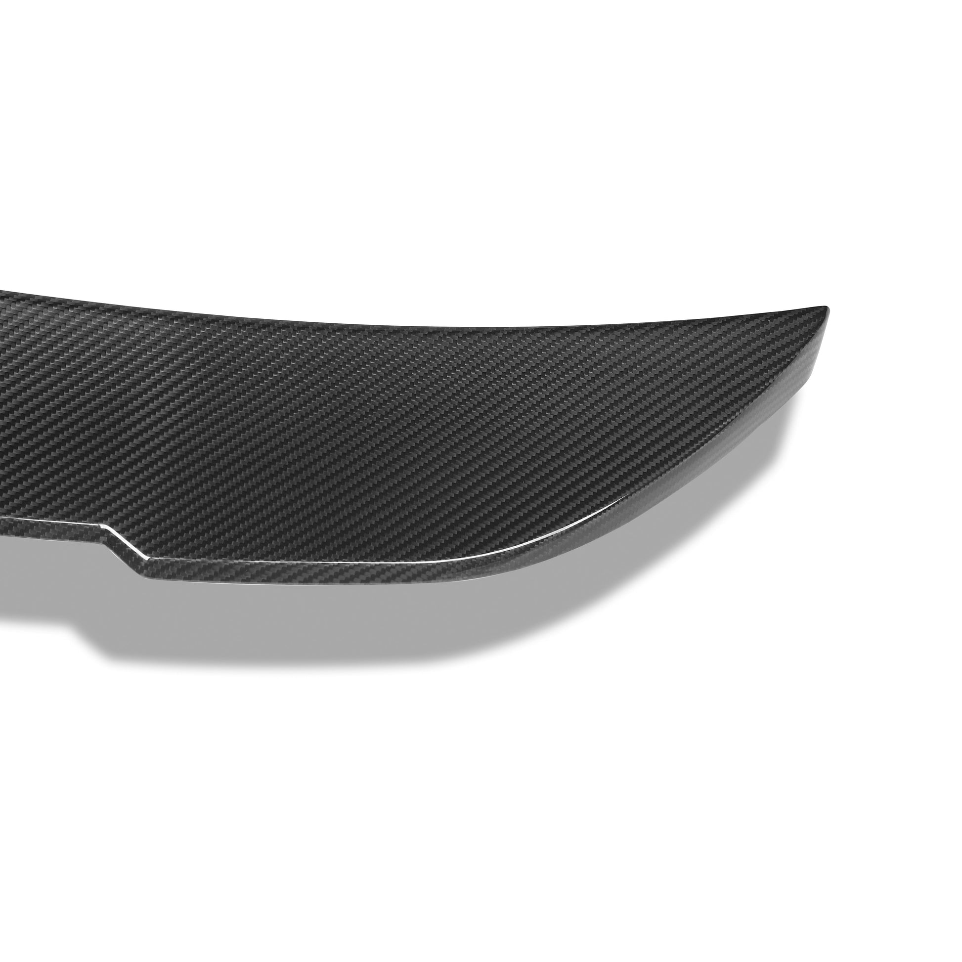 Audi RS3 8Y sedan rear spoiler angled product shot