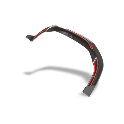Audi RS3 8Y carbon fiber front lip, side edge view