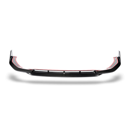Audi RS4 B9.5 carbon fiber front lip, corner profile detail