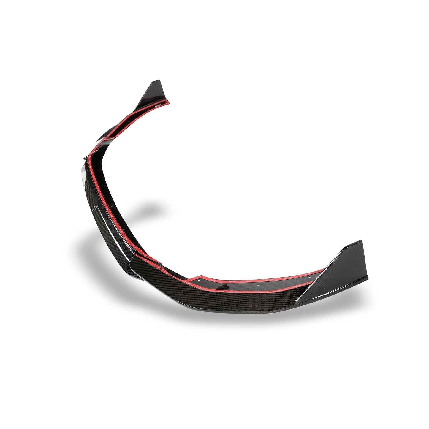Audi RS4 B9.5 carbon fiber front lip, side edge view