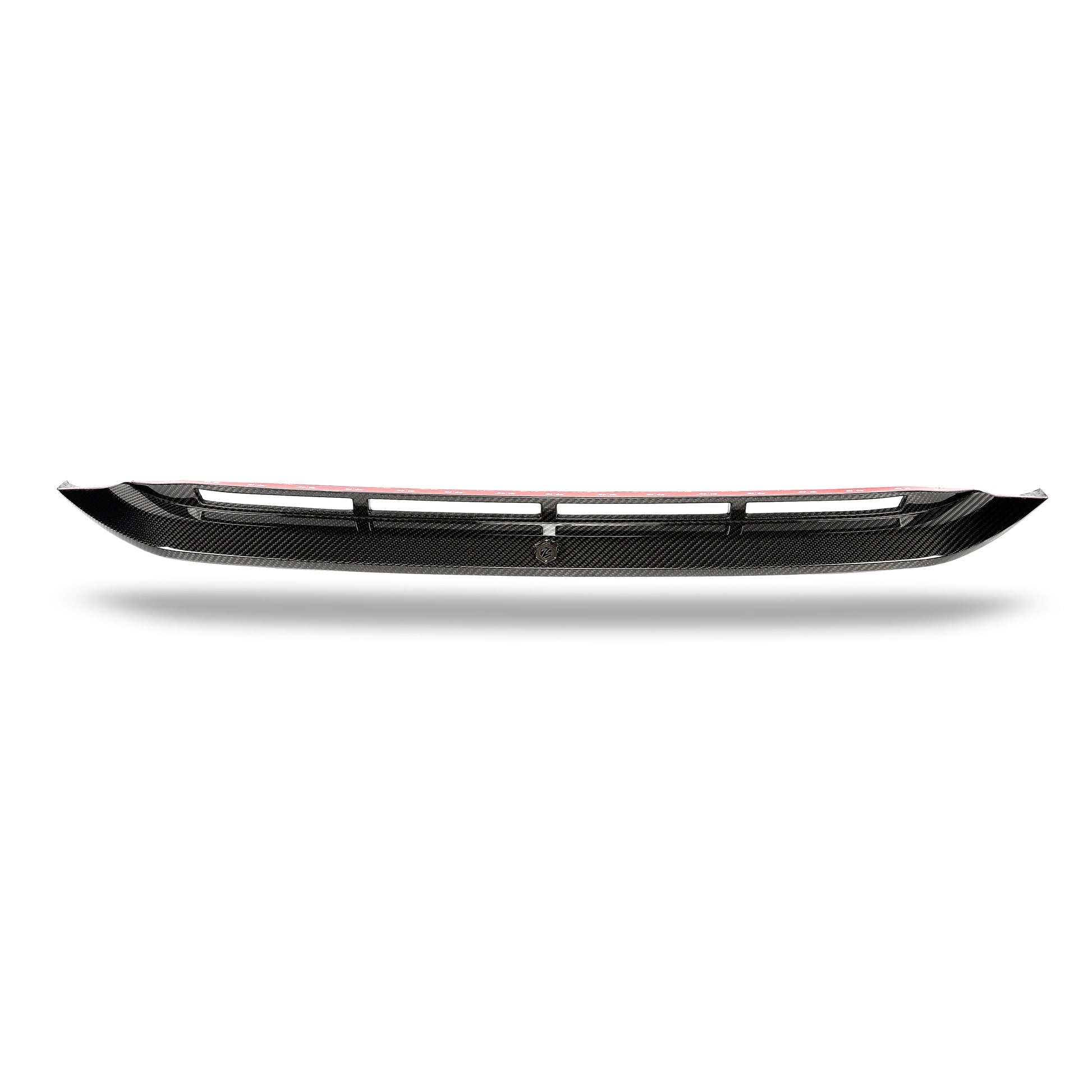 Audi RS4 B9.5 Avant front splitter, weave texture close-up