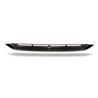 Audi RS4 B9.5 Avant front splitter, weave texture close-up