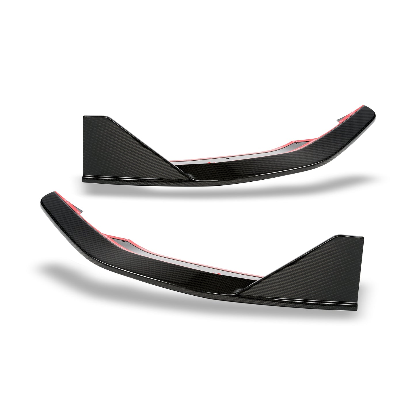 Audi RS4 B9.5 Avant carbon fiber front lip, full part overview