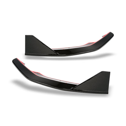 Audi RS4 B9.5 Avant carbon fiber front lip, full part overview