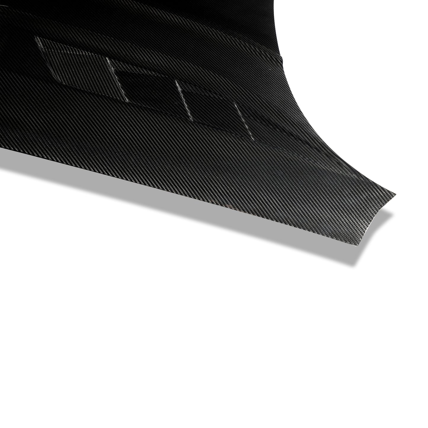 Audi RS4 B9.5 carbon hood vent and contour detail