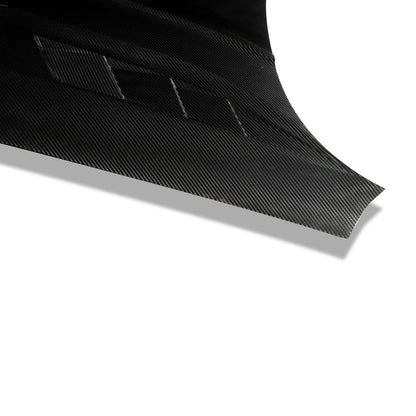 Audi RS4 B9.5 carbon hood vent and contour detail