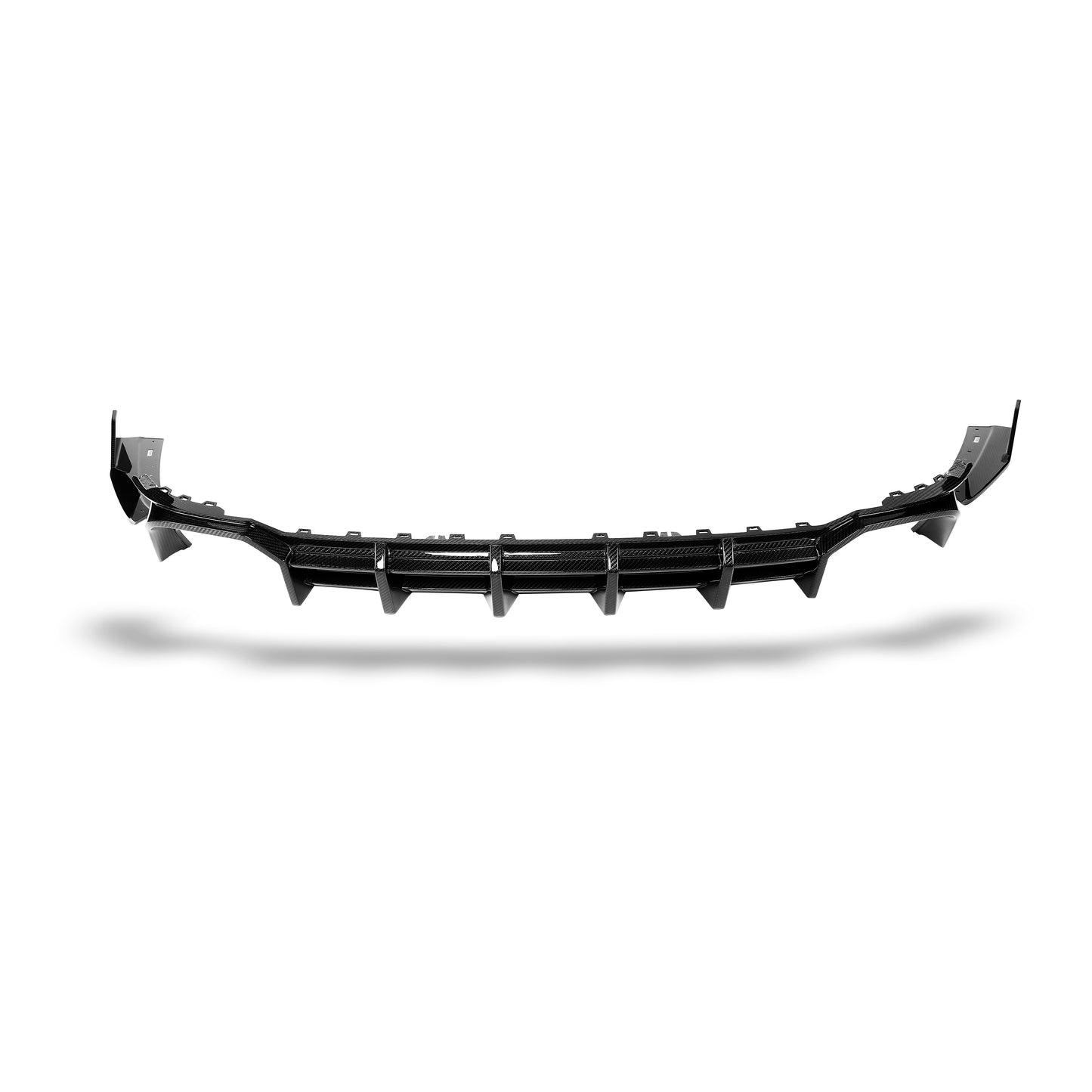 Audi RS4 B9.5 carbon fiber rear diffuser fitted on car
