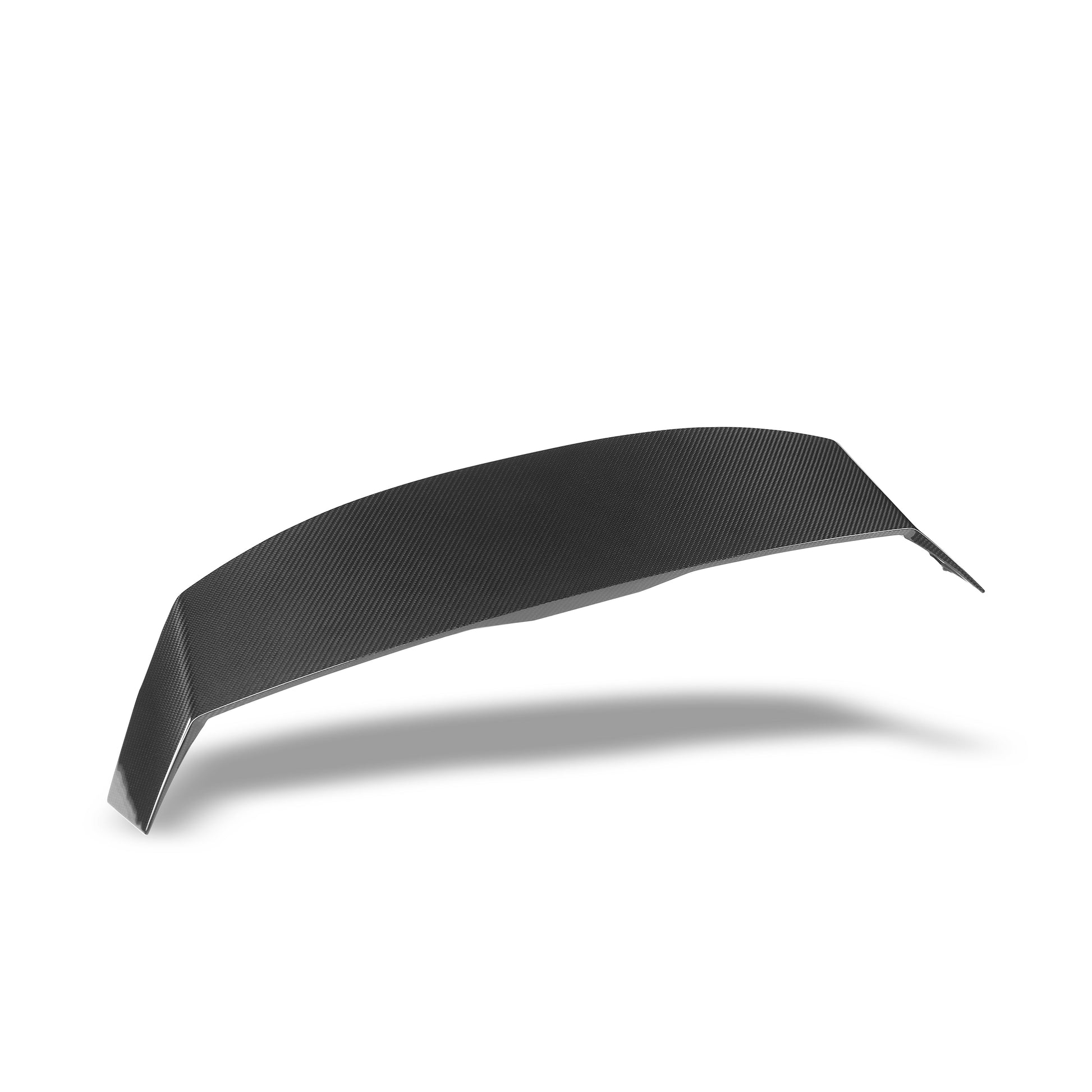 Audi RS4 B9.5 carbon roof spoiler profile against tailgate