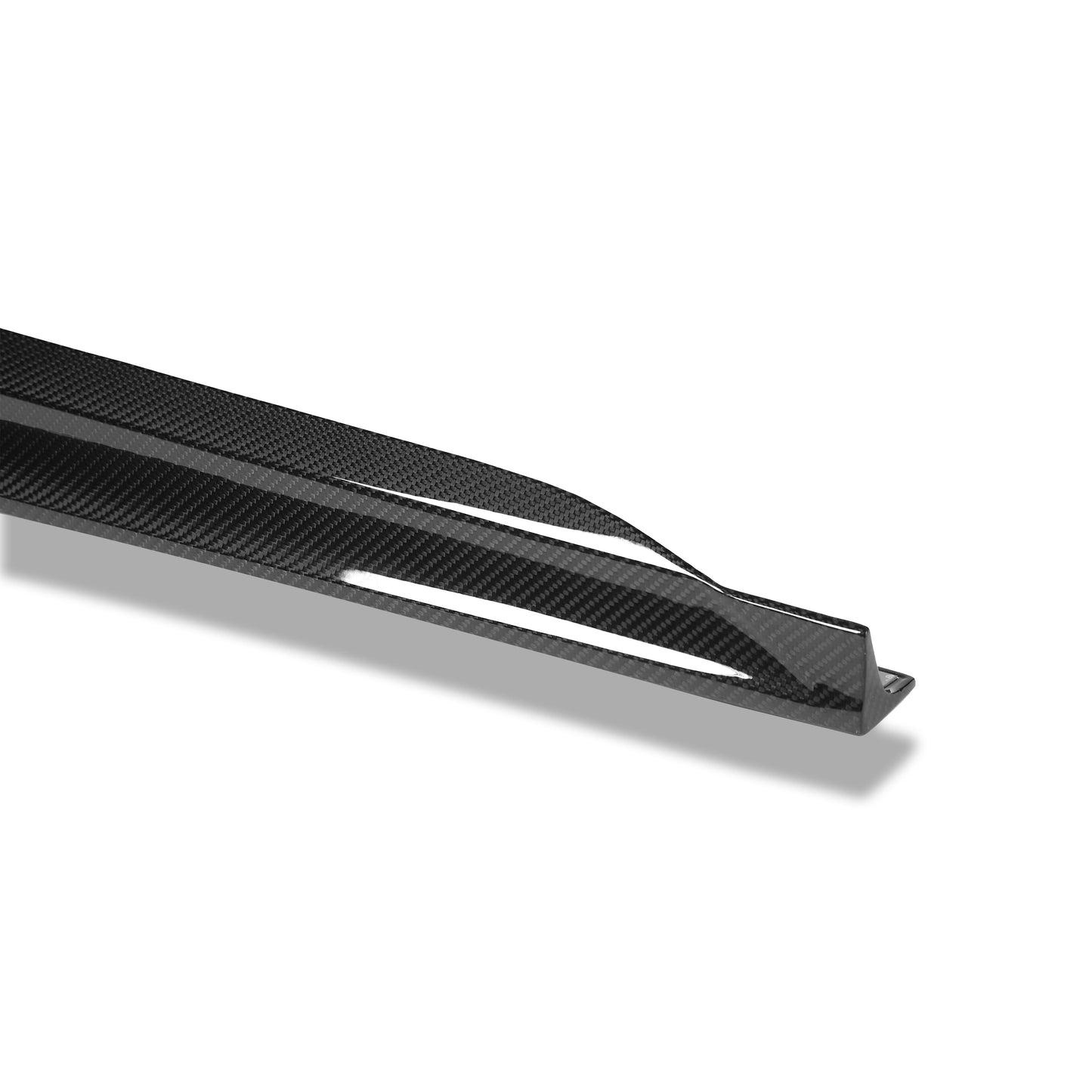 Audi RS4 B9.5 Avant carbon side skirt full side angle