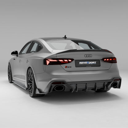 Audi RS5 B9.5 Sportback carbon kit, rear diffuser detail