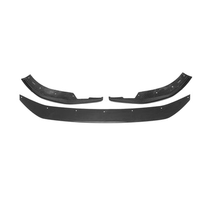 RS5 Sportback front lip mounted to the lower bumper edge