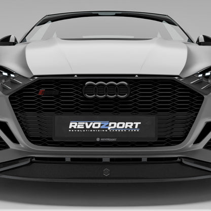 Audi RS5 B9.5 Sportback carbon fiber front grille, front view