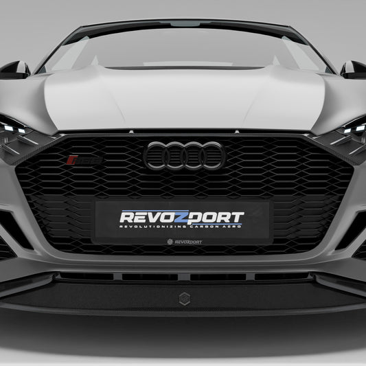 Audi RS5 B9.5 Sportback carbon fiber front grille, front view