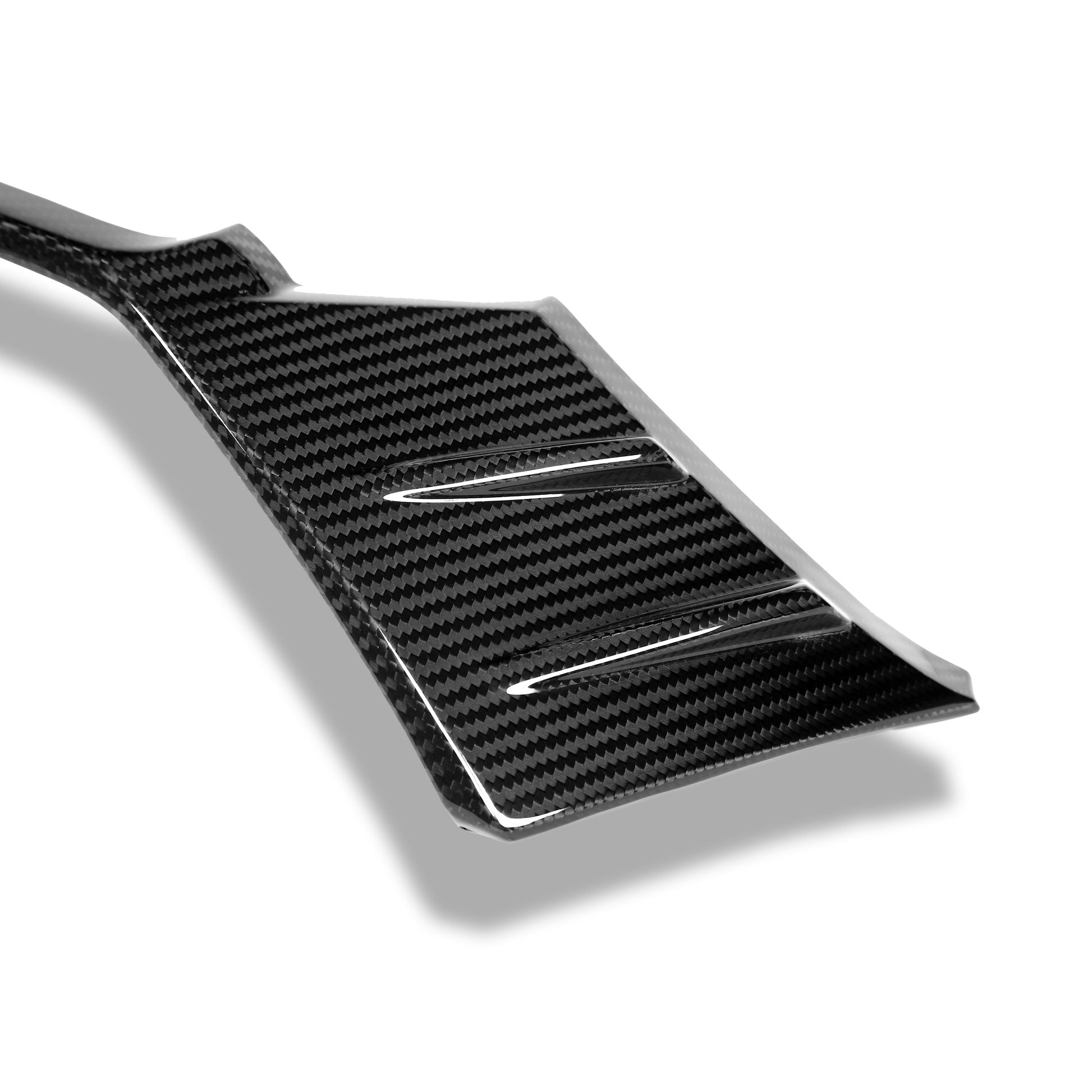Audi RS5 carbon grille trim lower edge detail shot