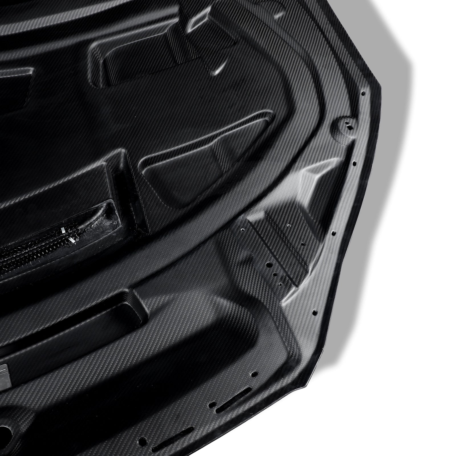 RS5 Sportback carbon hood side edge profile view