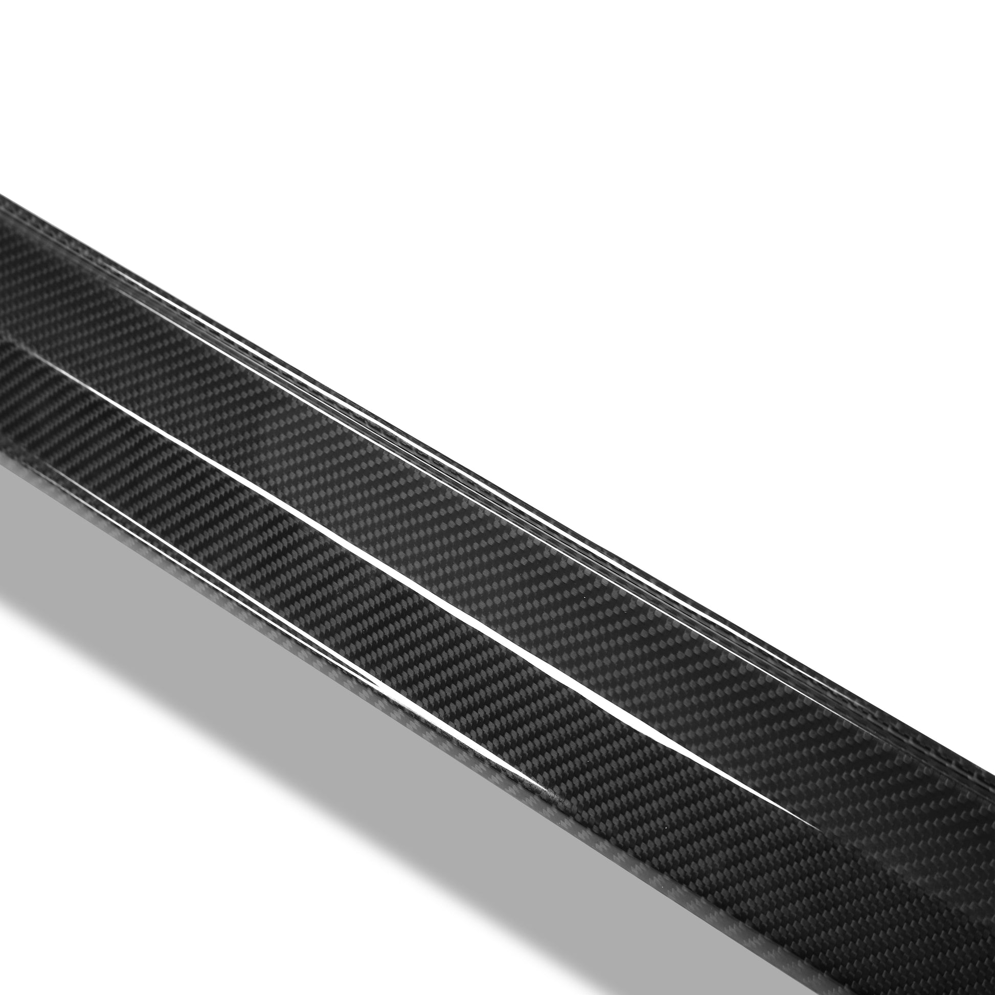 Audi RS5 carbon side skirt rear transition section view