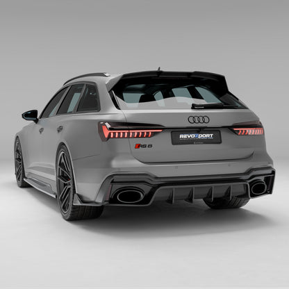 Audi RS6 C8 Avant carbon kit, rear diffuser detail