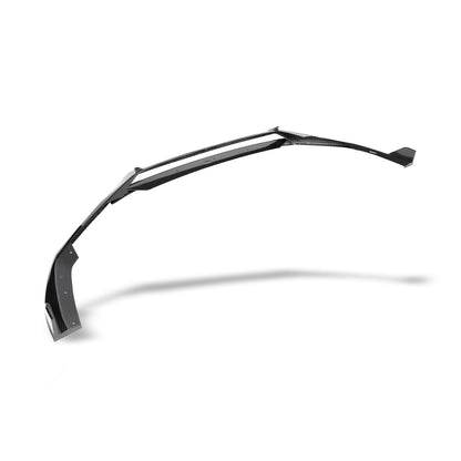 Carbon fiber RS6 front splitter surface finish detail