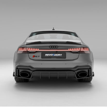 Audi RS7 C8 Sportback carbon fiber weave texture detail