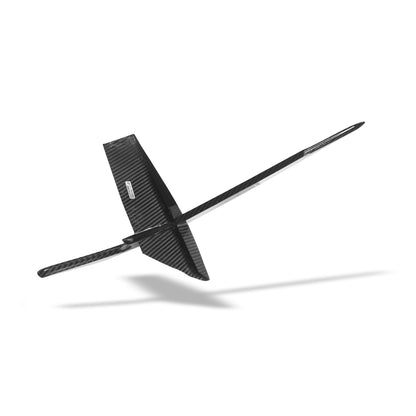 Audi RS7 C8 carbon fiber canards reverse mounting side detail
