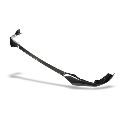 RS7 C8 carbon front lip front straight on view