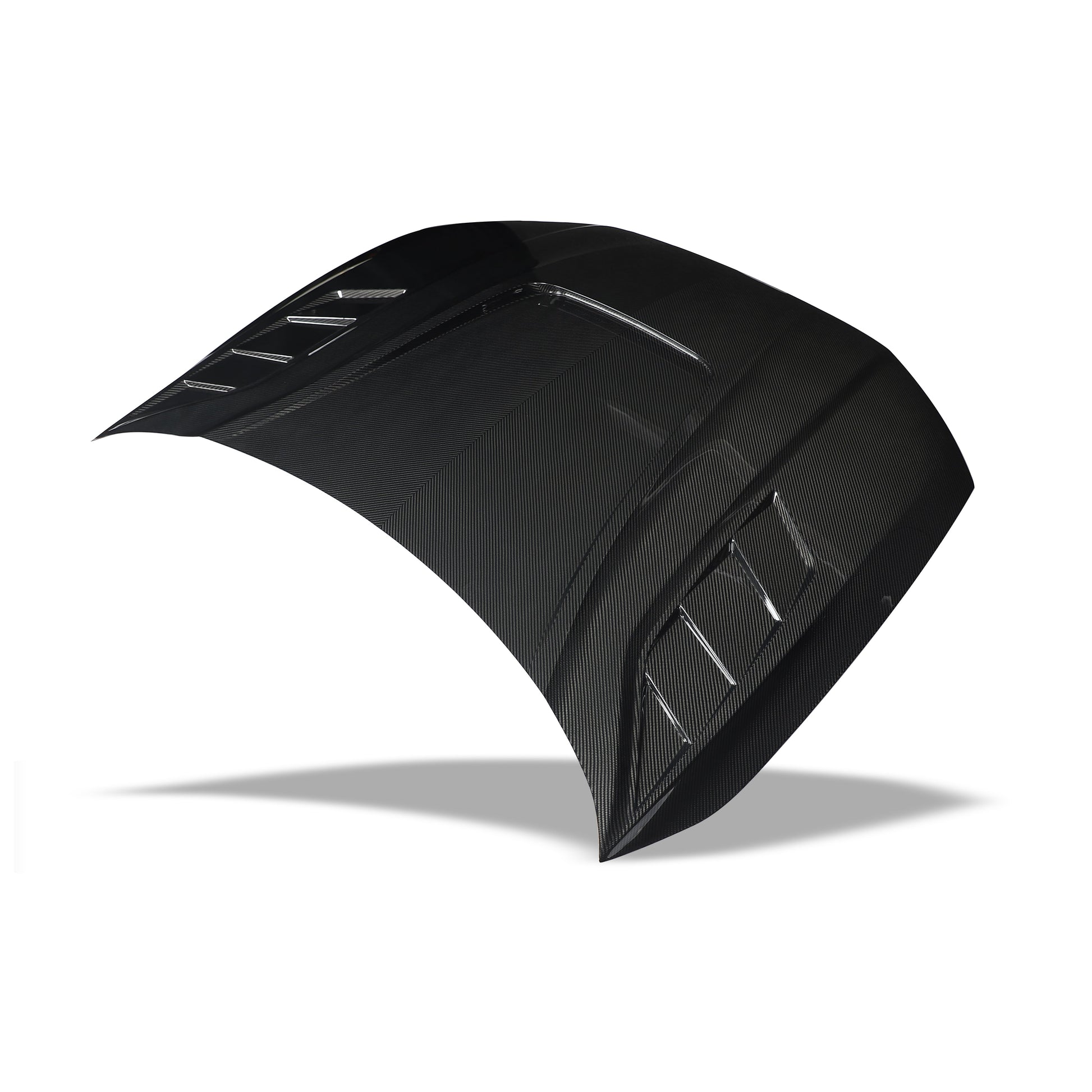 Audi RS7 C8 hood carbon weave close up