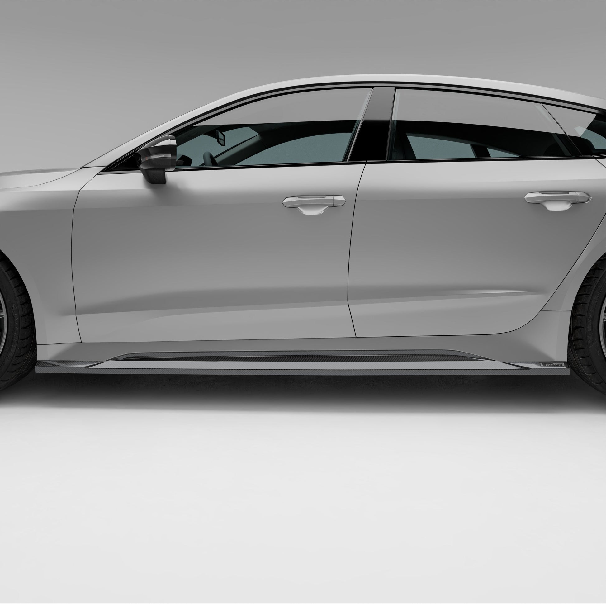 Audi RS7 carbon side skirts paired left and right set