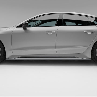Audi RS7 carbon side skirts paired left and right set