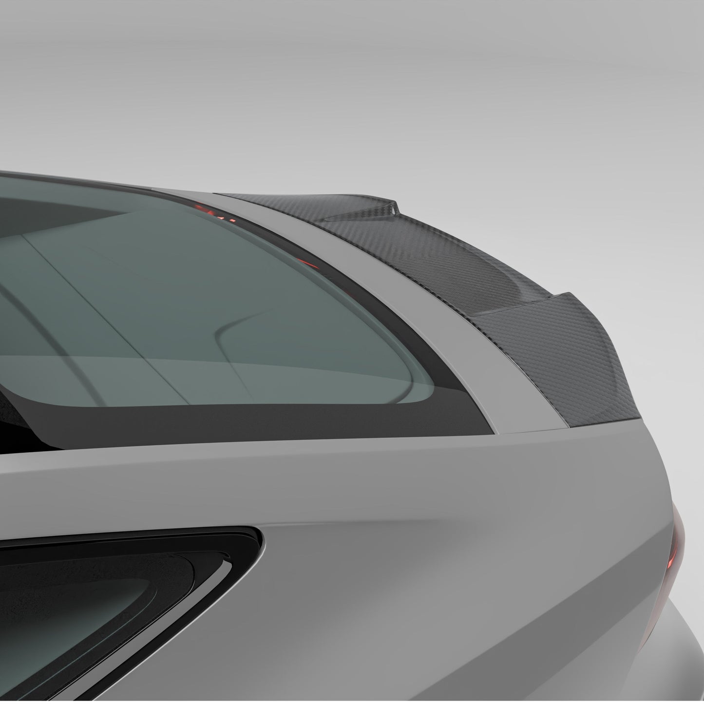 Audi RS7 C8 Sportback carbon fiber trunk spoiler rear three quarter view