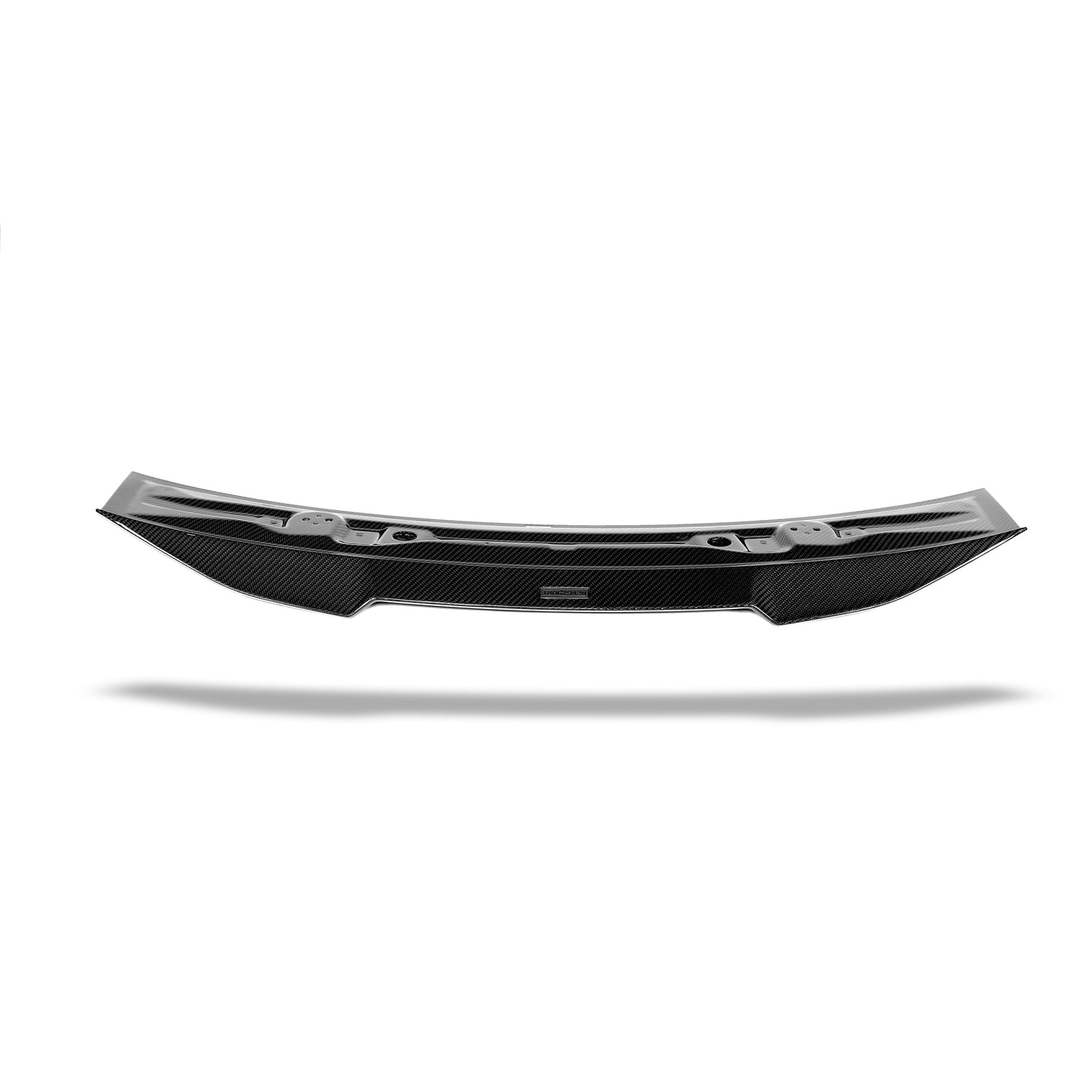RS7 C8 trunk spoiler mounted on decklid angle