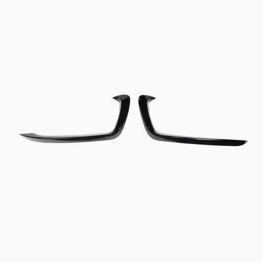 Gloss Black Front Bumper Canards for Audi B8 A5 Sline, S5 (2012-2016)