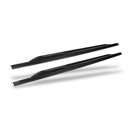 Audi RS5 B9.5 Coupe carbon fiber side skirt fitted along rocker panel