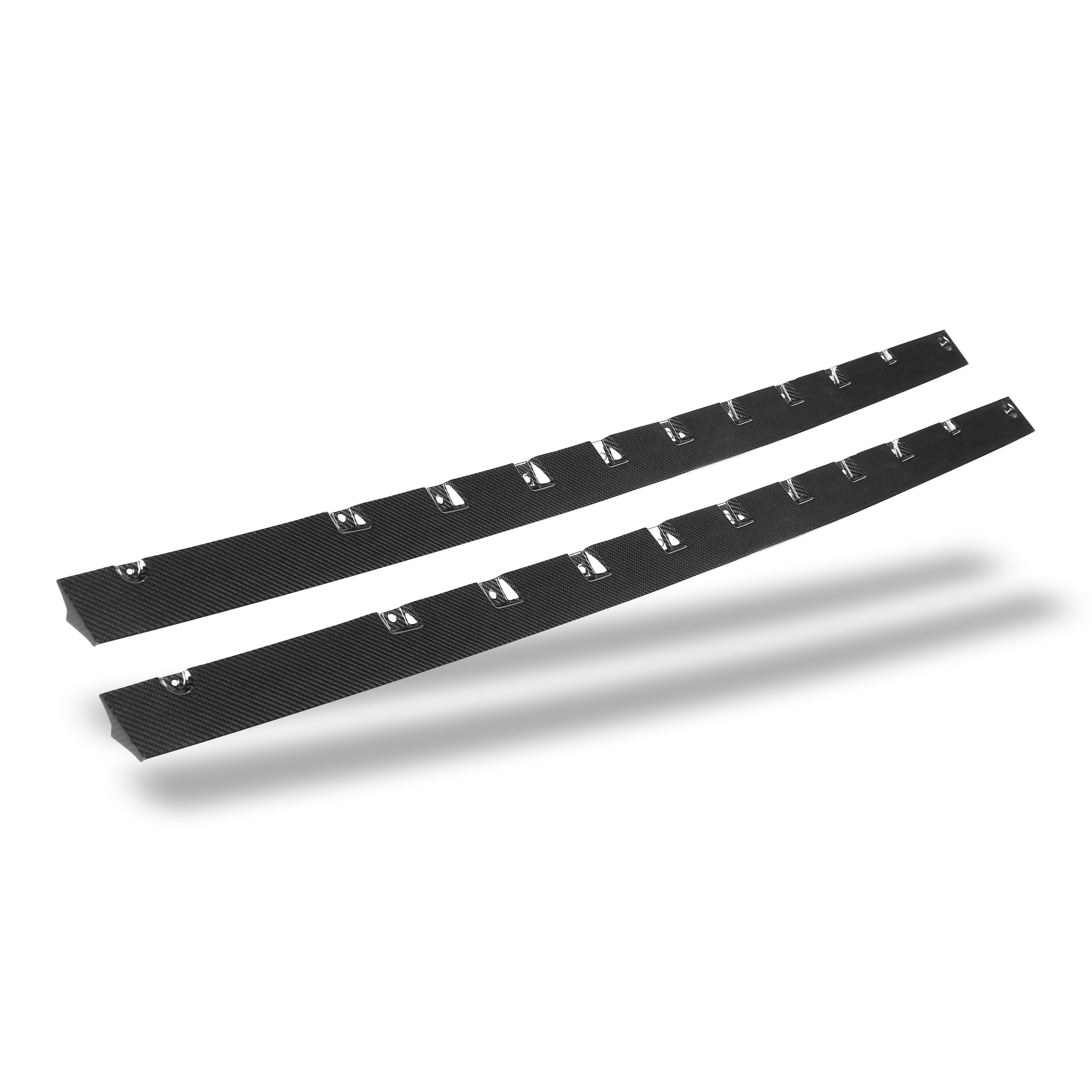 Audi RS5 B9.5 Coupe carbon fiber side skirts angled front view
