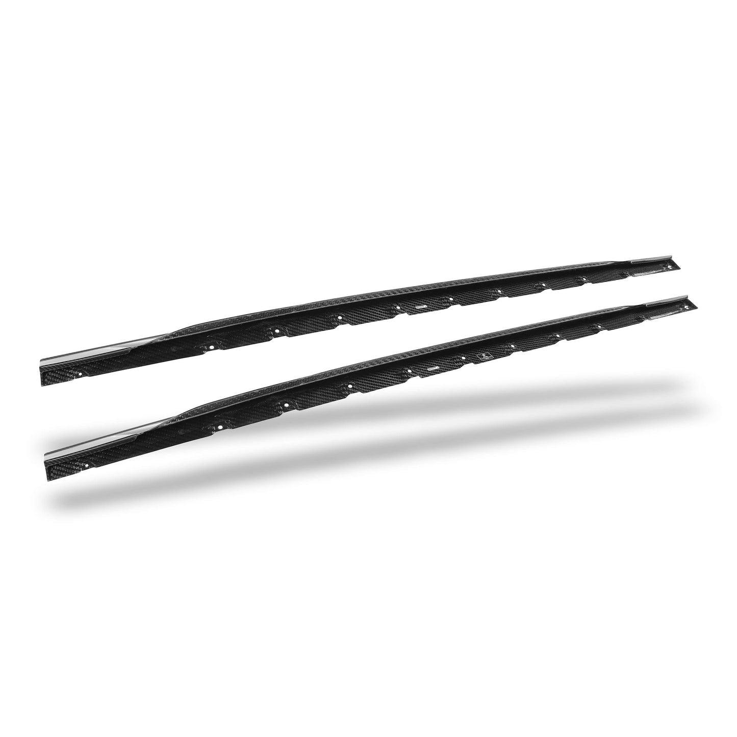 Audi RS5 B9.5 Coupe carbon fiber side skirts lower edge detail