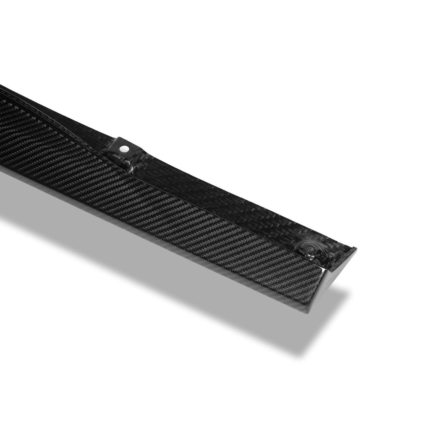 Audi RS5 B9.5 Coupe carbon fiber side skirts rear section view