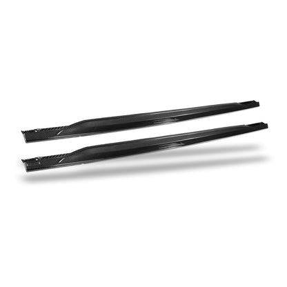 Audi RS5 B9.5 Coupe carbon fiber side skirts surface and finish detail